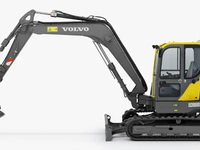  Volvo ECR88D Compact Excavator 