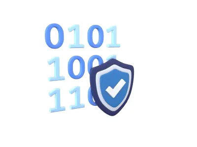 Data Protect Icon v1 002 Low-poly 3D model