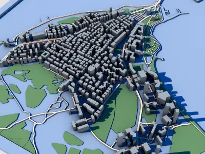 Nesebar Ancient Black Sea City Burgas Bulgaria Architectural  3D model