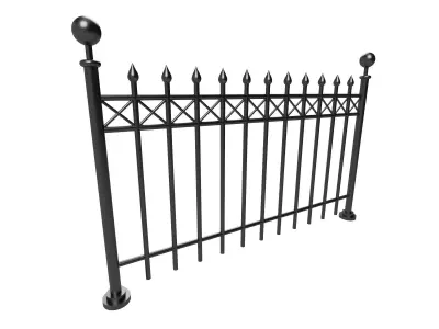 Fence metal 3D model