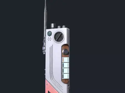 Sci-fi Radio Low-poly 3D model