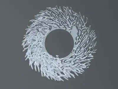 The Organic Lamp 2 3D print model