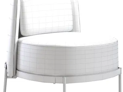 Tape Armchair BY Minotti Free 3D model