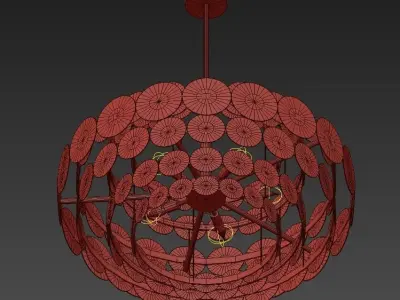 Doria Leuchten hanging lamp 3D model