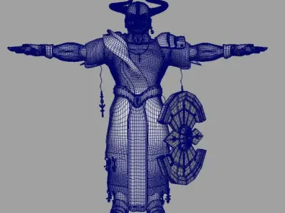 Dwarf Hammer 3D model