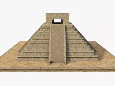 Itza Pyramid 3D model