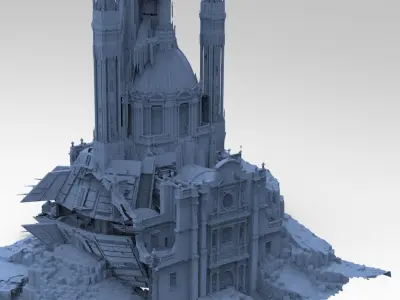 Hutt Gangster Palace 2 Gangster facility 3D model