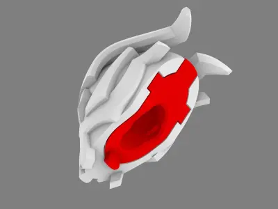 Head of DREAD agent Casur 3D print model
