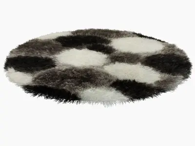 Carpet Lima round 3D model