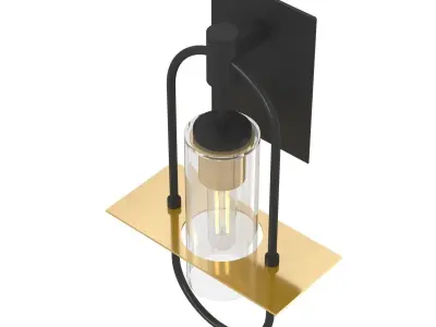 Troy Lighting   Smyth   Dark Bronze  Outdoor Wall Sconce 3D model