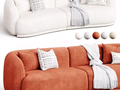 Sofa Ivoire Dantone Home 3D model