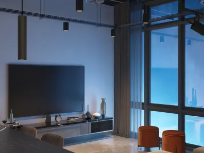 LIVING ROOM  3D model