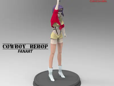 Cowboy Bebop Vol 2 - Faye Full figure 3D print model