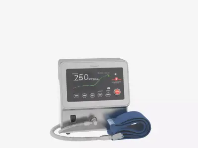 Advanced 3D Surgical Headlight Model Fiber Optic Illumination 3D model