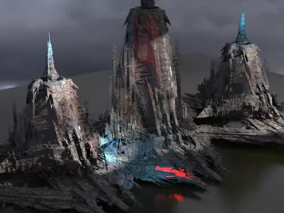 Hive facility chamber Aquariums 3D model