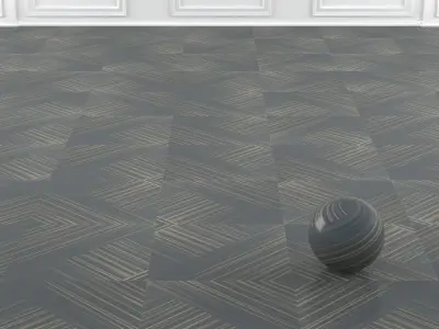 Wall to Wall LVT Floor No 3 3D model