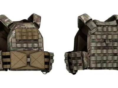 TYR TACTICAL PICO 1M ASSAULTER PLATE CARRIER VEST Low-poly 3D model