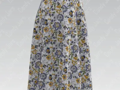 Free skater skirt 3D model Free low-poly 3D model