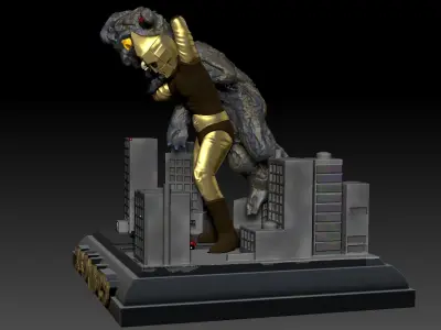 Spectreman - The Man-monster 3D print model