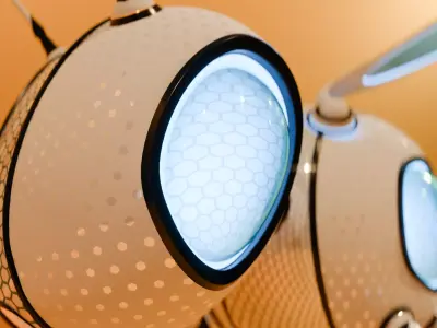 Sci Fi Robotic Bee  3D model