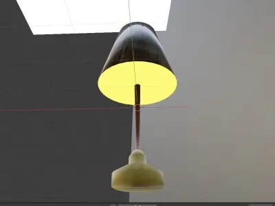 TABLE LAMP FOR INTERIOR DESIGNING FOR MATERIALS ADDED Free 3D model