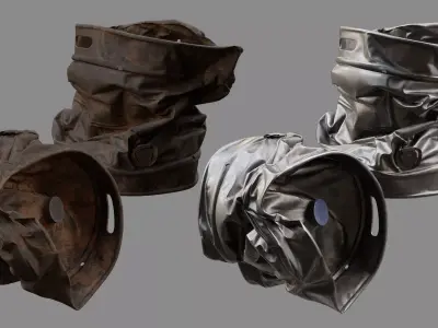 Crushed Keg 05 3D model