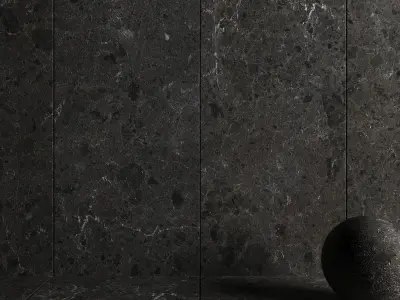 Stone Wall Tiles Satira Black 120x270 Texture