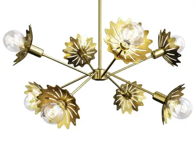 Mitzi Alyssa 8 Light Chandelier Low-poly 3D model