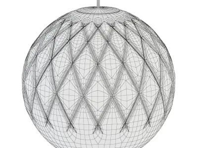 Baccarat SFERA ROUND PENDANT LIGHT 3D model