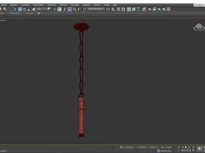 Huntington LED Mini Pendant Light Low-poly 3D model