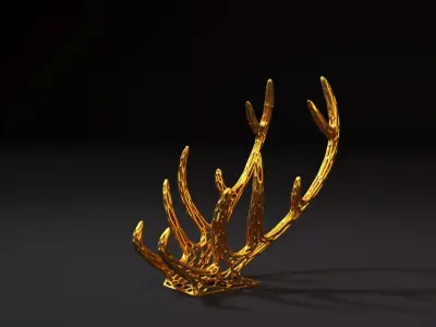 Antlers Voronoi 3D print model