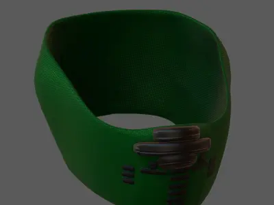 Gas mask helmet 3d model scifi Low-poly  Low-poly 3D model 168