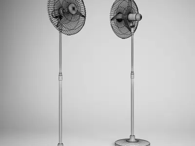 Floor Standing Air Fan 02 3D model