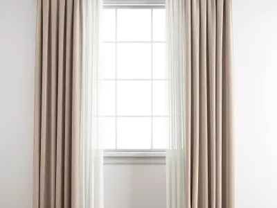 Curtain 222 3D model