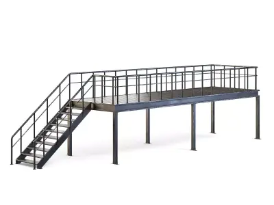 Factory Platform 3D model