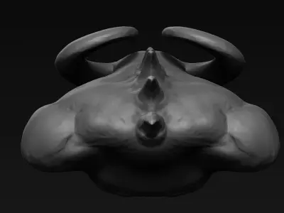 Demon Head 03 3D model