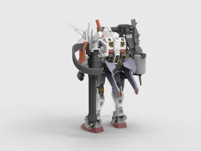 Gundam RX-78 Defender 3D model