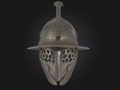Gladiators Helm Ancient Combat Helmet Model 3D model