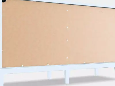 IDANAS Chest of 6 drawers Low-poly 3D model