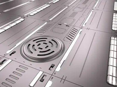 Sci Fi Panels KitBash 02 3D model