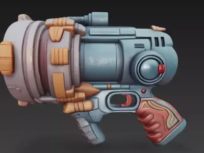 Dragons Breath Plasma Incinerator Low-poly 3D model