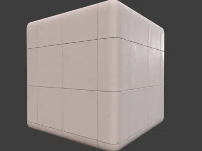 PBR Scanned Sidewalk Texture