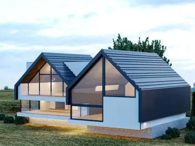 MODREN HOUS N3 3D model