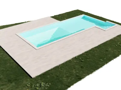 Swimming Pool 3D model 30