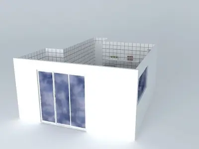 Kitchen interior Free 3D model