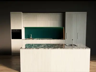 53-Kitchen5 texture 5 3D model