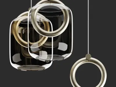 Ozzio Italia SOLE Hanging lamp 3D model