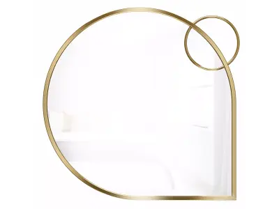 Mirror in a metal frame GZ-M1059 3D model