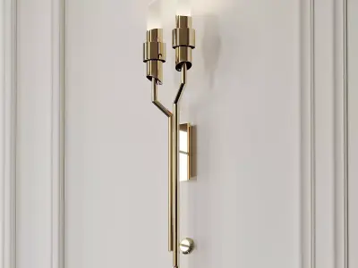 Tycho Torch Wall Sconce by LUXXU 3D model