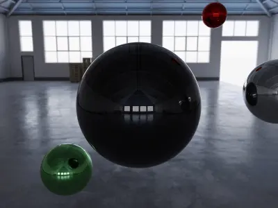 HDRI - Warehouse Interior 7 Texture